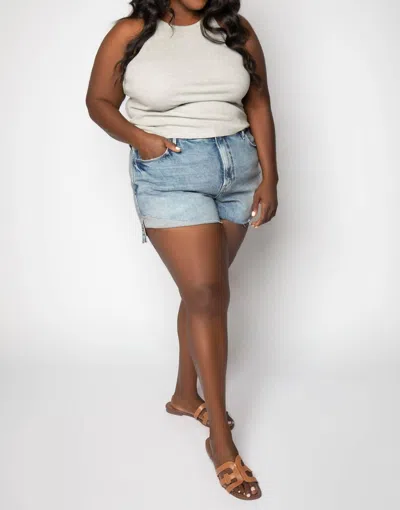 Good American Good Curve Jeans Short - Plus In Blue