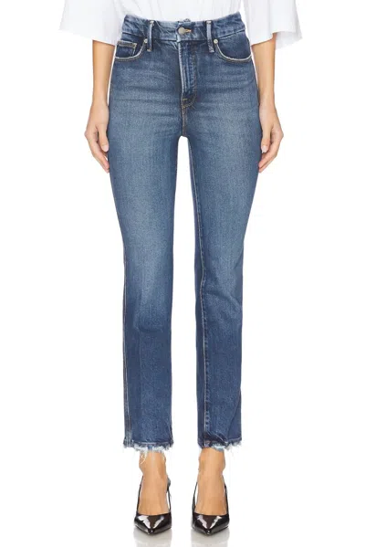 Good American Good Curve Straight Jeans In Indigo In Blue