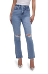 Good American Good Curve Straight Leg Jeans In Indigo628