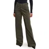 GOOD AMERICAN GOOD AMERICAN GOOD EASE WIDE LEG TWILL PANTS