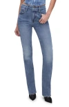 Good American Good Icon High Waist Straight Leg Jeans In Blue