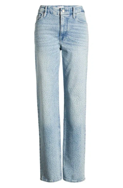 Good American Good Icon High Waist Straight Leg Jeans In Indigo601