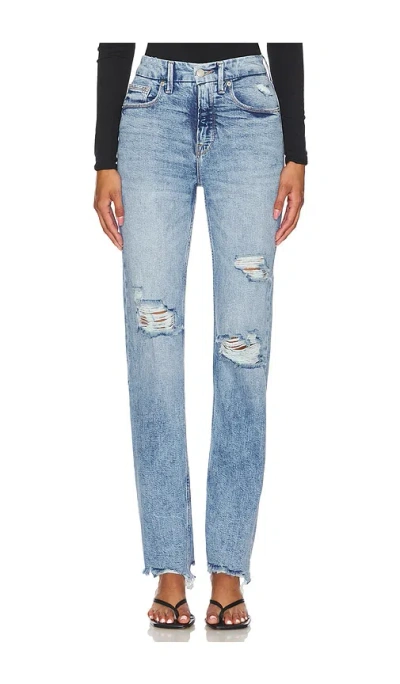 Good American Good Icon Straight Jeans In Indigo666