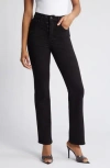 Good American Good Black Good Denim Jumpsuit In Black001