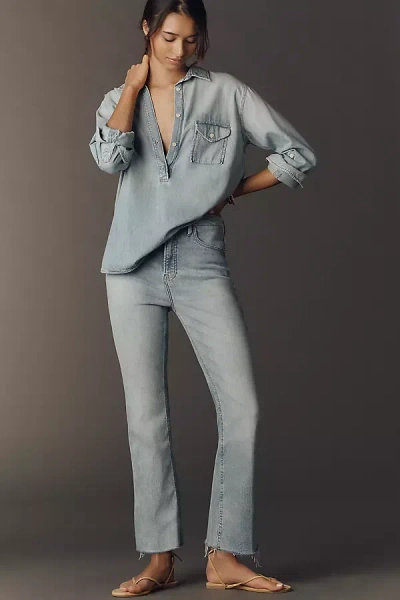 Good American Good Kick High-rise Flare Jeans In Blue