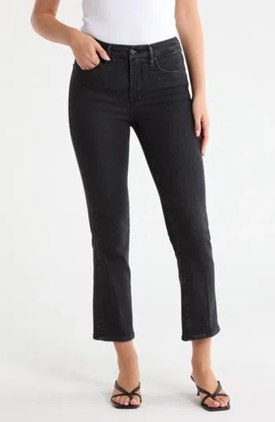 Good American Good Legs Ankle Straight Jeans In Black
