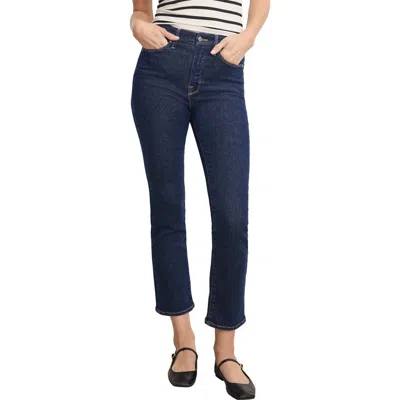 Good American Good Legs Ankle Straight Leg Jeans In Blue