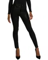 Good American Good Legs Black Coated Skinny Jean In Black