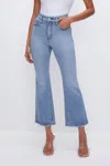 Good American Good Legs Crop Flare Jeans In Indigo In Multi