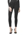 Good American Good Legs Coated Skinny Stretch Jeans In Black In Black