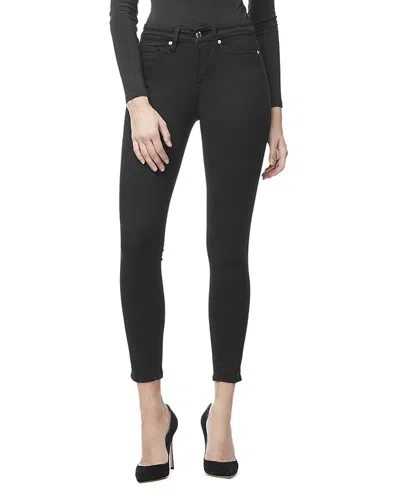 GOOD AMERICAN GOOD LEGS CROP JEANS IN BLACK001