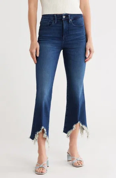 Good American Good Legs Crop Mini Bootcut Jeans