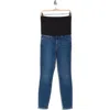 Good American Good Legs Crop Skinny Maternity Jeans In Blue615