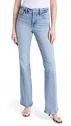Good American Good Legs Crop Micro Bootcut Jeans In Multi