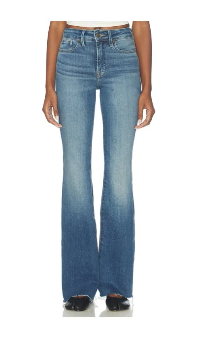 Good American Good Legs Flare Jeans In Blue