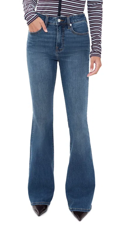 Good American Good Legs Flare Jeans Blue004
