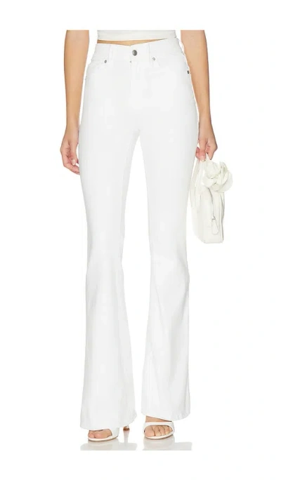 Good American Good Legs Flare Jeans In White