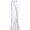 Good American Good Legs Flare Jeans In White001
