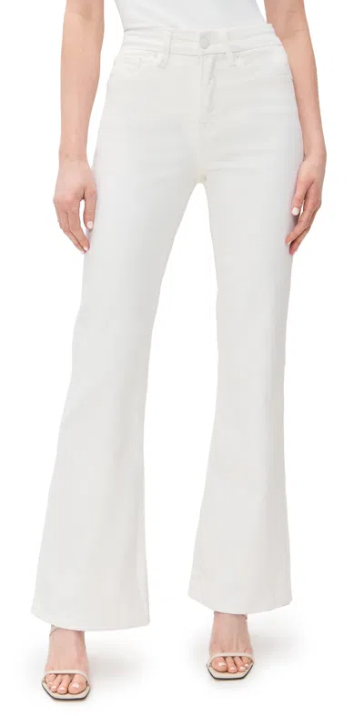 GOOD AMERICAN GOOD LEGS FLARE JEANS WHITE001
