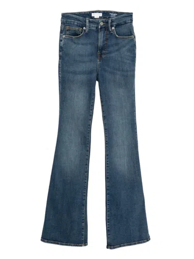 Good American Good Legs Flared Jeans In Blue