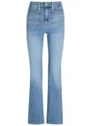 Good American Good Legs Flared-leg Jeans In Blue