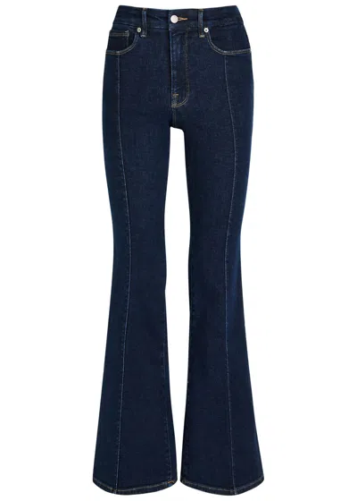 Good American Good Legs Flared-leg Jeans In Purple