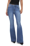 GOOD AMERICAN GOOD AMERICAN GOOD LEGS HIGH FLARE JEANS