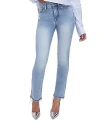 GOOD AMERICAN GOOD LEGS HIGH RISE ANKLE STRAIGHT JEANS IN INDIGO