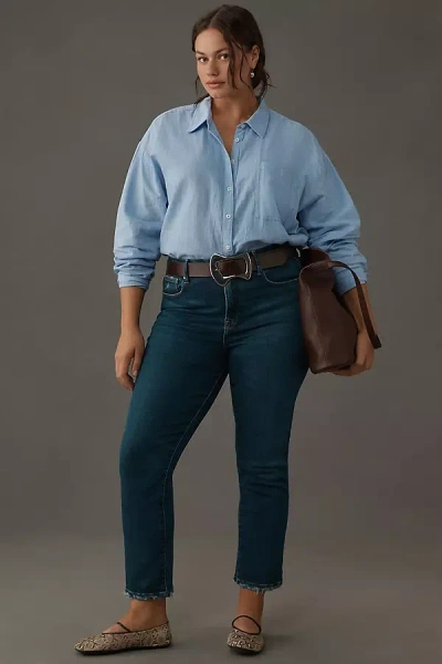 Good American Good Classic Boot Blue Bootcut Jean