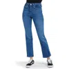 Good American Good Legs Ripped High Waist Straight Leg Jeans In Indigo397