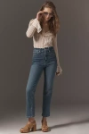 Good American Good Legs Mid-rise Crop Mini Boot Jeans In Blue