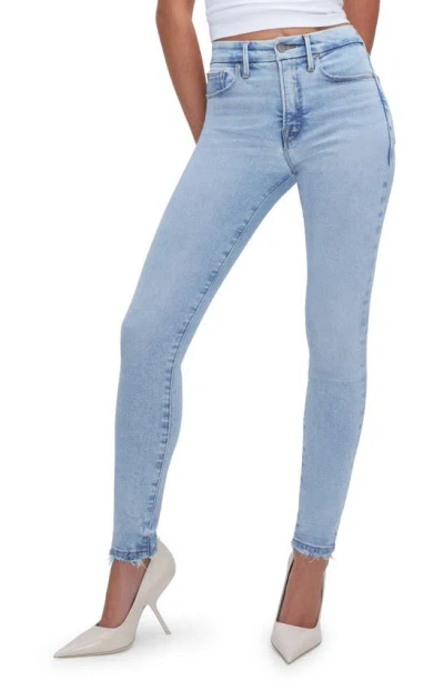 Good American Good Legs Mid Rise Skinny Jeans In Indigo623