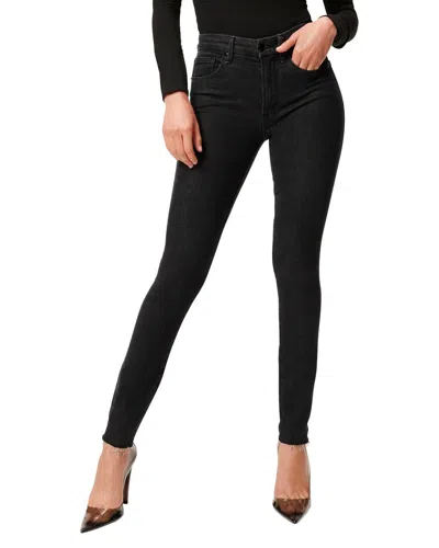 Good American Good Legs Raw Hem Black Jean