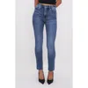 Good American Good Legs Raw Hem Cigarette Jeans In Indigo613
