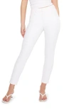 Good American Women's Good Legs Skinny Crop Pants In White001