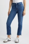 Good American Good Legs Soft-tech High Waist Ankle Straight Leg Jeans In Indigo397