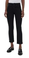 Good American Good Legs Straight Diamond Jeans Black411 In Black