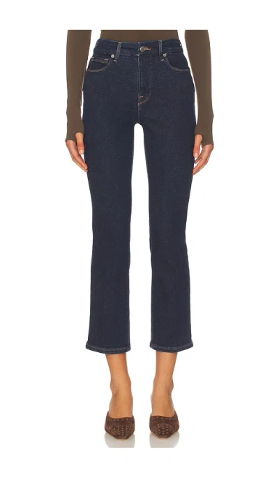 Good American Good Legs Straight Jeans In Blue