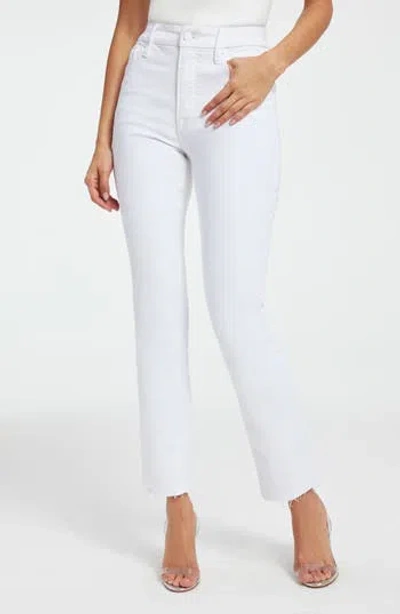 GOOD AMERICAN GOOD AMERICAN GOOD LEGS STRAIGHT LEG JEANS