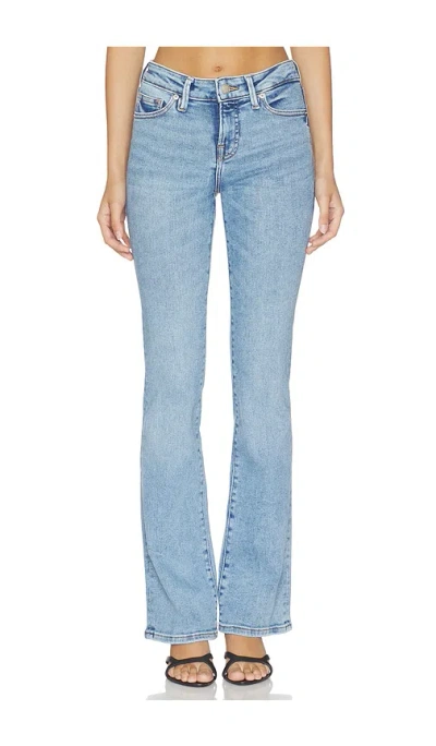 Good American Good Low Rise Boot Jeans In Multi