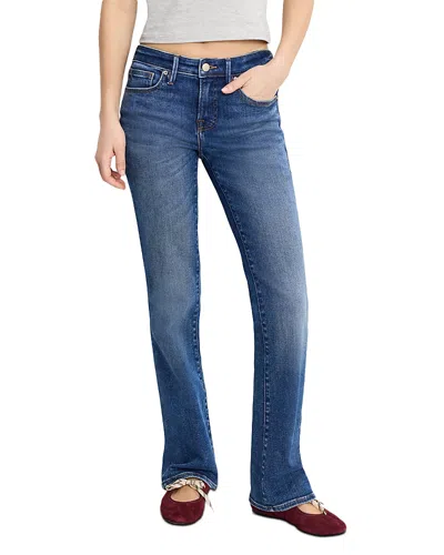 Good American Good Low Rise Bootcut Jeans In Indigo1218 In Blue