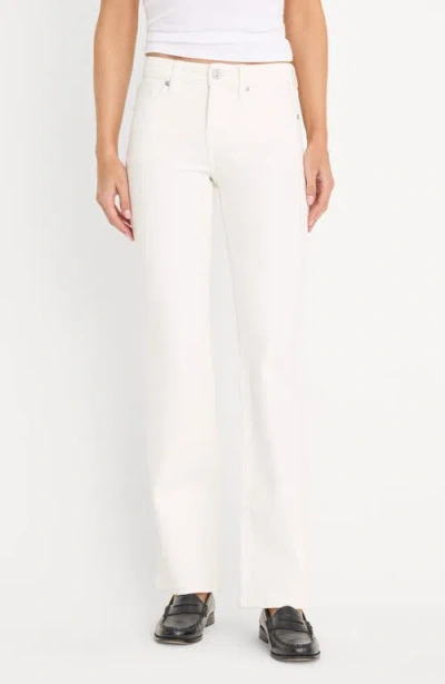 Good American Womens White001 Vintage Straight-leg Ankle Denim Jeans