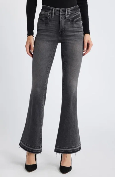 Good American Good Petite Flare Jeans In Black338