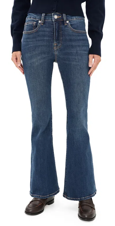 Good American Good Petite Flare Jeans Blue004