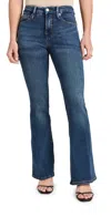 Good American Good Petite Flare Jeans Blue004 In Blue004