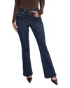 Good American Good Petite Flare Jeans In Indigo983 In Purple
