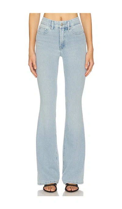 Good American Good Petite Flare Jeans In Blue