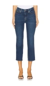 Good American Petite Good Mid-rise Straight Jeans In Blue004