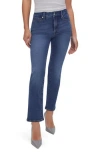 Good American Petite Good Mid-rise Straight Jeans