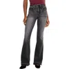 Good American Good Releasr Hem Flare Jeans In Black338